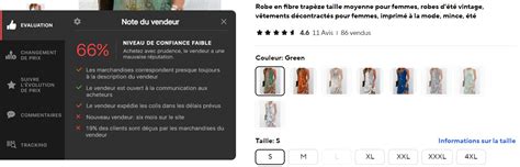 vendeur vetement aliexpress